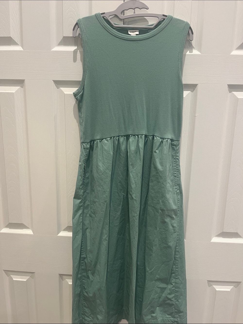J. Crew Girls' Sleeveless Mint Dress